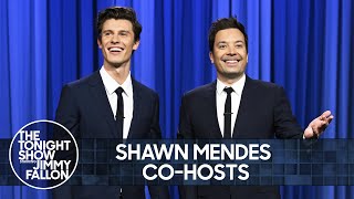 Co-Host Shawn Mendes Tells Jokes in Jimmy's Monologue | The Tonight Show Starring Jimmy Fallon