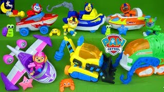 Paw Patrol Toys NEW Transforming Sea Patrol Vehicles & Sea Friends Unboxing Marshall Chase Skye Toys