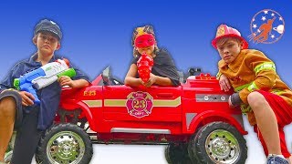Little Heroes Fire Engines and the Kid Police Heroes - New Sky Kids Super Episode