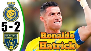 Ronaldo Show 💥 Crazy Hat-Trick - AL Nassr vs AL Taawoun 5-2 - All Goals \u0026 Highlights - 2024