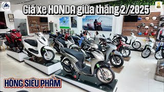 Giá xe HONDA giữa tháng 2/2025 HẠ GIÁ ▶ Hóng các SIÊU PHẨM 2025 🔴 TOP 5 ĐAM MÊ