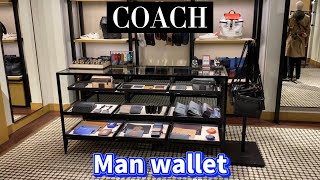 Coach Man's wallet 男款錢包，長夾，短夾여성 지갑、男性の財布 16/6/2020