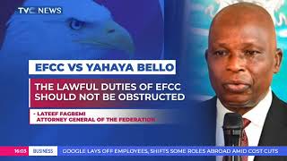 EFCC vs Yahaya Bello: The Lawful Duties of EFCC Should Not be Obstructed