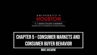 Chapter 5 - Consumer Markets and Consumer Buyer Behavior - 09/09/21