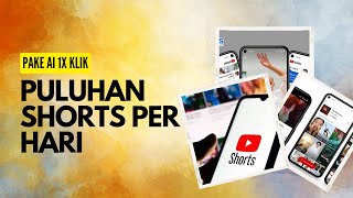 AI buat kamu bikin video short dari video manapun 1x klik