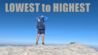 L2H - Lowest to Highest - Death Valley to Mt. Whitney (Full Length) Solo Backpacking Adventure