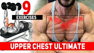 Best 8 Upper Chest Exercises ( ULTIMATE PEC'S WORKOUT )