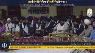 8 NY Smg 2018 Saturday Raensbayee   Bhai Gurinder Singh Jee Cali