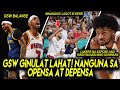 SERYOSO! NANGUNGUNA PALA NGAYON ANG GSW SA OPENSA AT DEPENSA SA LIGA! LAGOT SI KERR SA CELTICS FANS!