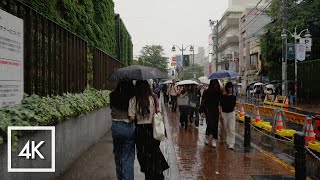 Tokyo Walk Tour in Ikebukuro the Heavy Rain【4K】