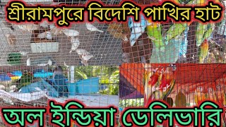 শ্রীরামপুর পাখির হাট | All Exotic bird price update | Shrirampur Birds market  |