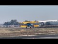 1943 stearman biplane startup u0026 fly