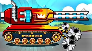 Hills Of Steel - MAMMOTH Tank BOOSTER | SHOCK WAVE | Android GamePlay FHD