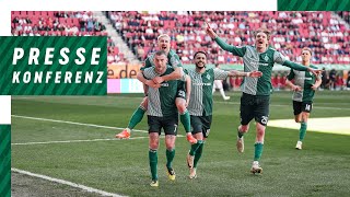 FC Augsburg - SV Werder Bremen 0:3 | Pressekonferenz | SV Werder Bremen