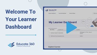 Welcome To Your Learner Dashboard