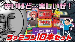 【福袋開封】安いけど…楽しい！ワイワイおもちゃばこのファミコン10本セット（2,750円）