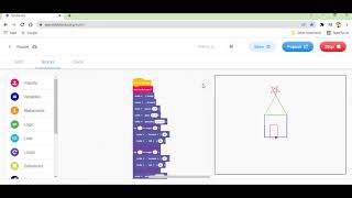 Programming a House's 🏠 in EduBlocks by python.