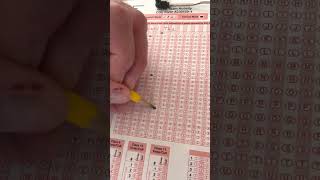 Part 1 Filling out a Scantron