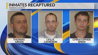 Marion County inmates recaptured