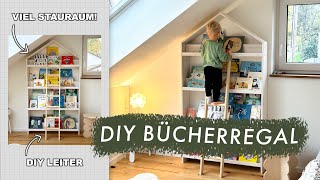 Bücherregal selber bauen - ein Traum für jedes Kinderzimmer mit Leiter | EASY ALEX