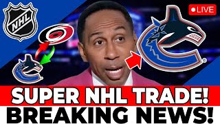 URGENT! RUMORS OF NEW HIRING! SUPERSTAR GOES TO THE CANUCKS? NHL CONFIRMS! VANCOUVER CANUCKS NEWS