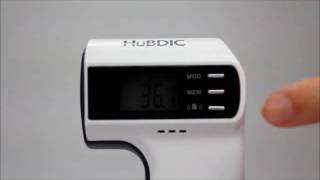 Non contact thermometer, HuBDIC Thermofinder FS 300 wmv SD, 480p