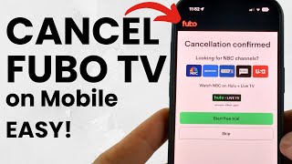 How to CANCEL FUBO TV Subscription - iPhone, Android, Samsung
