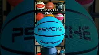 Bola Basket Psyche Size 7 Rubber Indoor Outdoor Warna Biru Danau