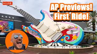 🔴 LIVE: FIRST RIDE on Rock n Roller Coaster Starring the Muppets! AP Preview LIVE!