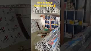 How to setup aluminium Shop