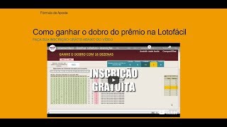 [Lotofácil Revelado] Acerte na Lotofácil com esse truque