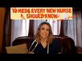 10 Meds Every New Nurse Should Know in Under 10 Minutes Pharmacology | tRNsform Nursing