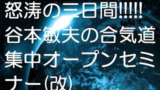 怒涛の三日間!!!!! 谷本敏夫の合気道集中オープンセミナー改　1/10 その①