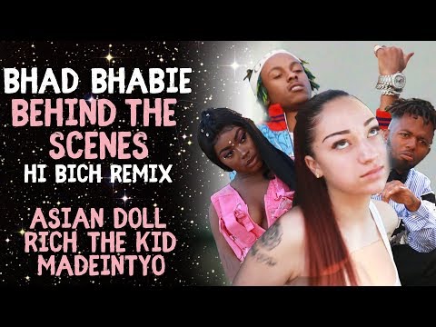 Bhad Bhabie Hi Bich Remix Bts Music Video Danielle Bregoli
