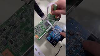 How to Change ST5461D07 Series T-CON DC VGH VGL Voltage ?  #Programmer #Burning #VGH #VGL