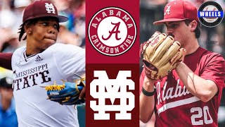 #23 Alabama vs #16 Mississippi State Highlights | 2024 College Baseball Highligh
