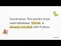 Python SQLite: Database and Table Creation #ai #sql #sqlite3
