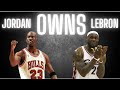 Jordan OWNS LeBron...A Complete Playoff DESTRUCTION