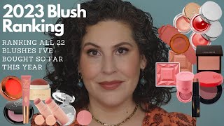 2023 Blush Ranking - Ranking All The Blushes I've Purchased This Year. There's 22 Of Them!