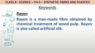 Definition of Rayon for class 8 science.