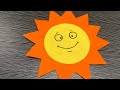 Sun Paper Craft | Summer Crafts | Pleasant Babies