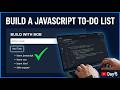 Day 5: JavaScript To-Do List (Beginner Project)