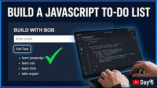 Day 5: JavaScript To-Do List (Beginner Project)