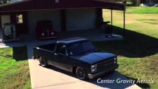 KC Mathieu from KC's Paint Shop SEMA 2015 build 1986 C10