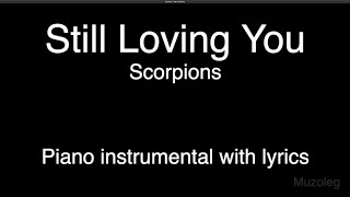 Still Loving You - Scorpions (piano KARAOKE) - original version