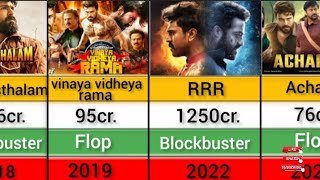 RamCharan all hit and flop movie//#ramcharan #rrr #southmovie #comparison #movie