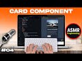 #4 ASMR No Talking Coding - Build a React Card Component (with Tactile Feedback!)