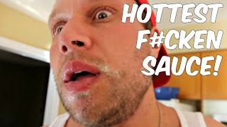 Drinking A Bottle Of The Hottest F#c#en Hot Sauce (WARNING: Gross)