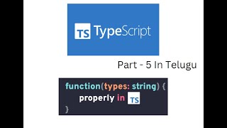 TypeScript Tutorial - part - 5 Function Declaration