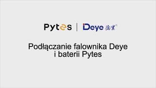 Domowy system magazynowania energii: Bateria Pytes Energy V5° LiFePO4 z inwerterem hybrydowym Deye